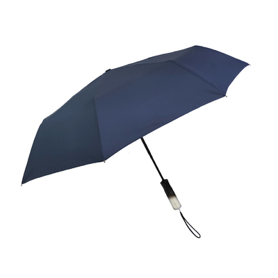 رائعة 3 مظلة قابلة للطي من قماش حريري واق من المطر مع مقبض التخزين