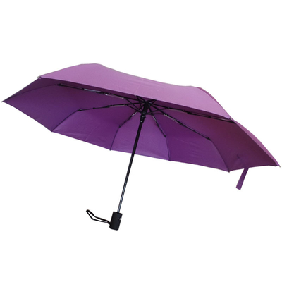 قماش حريري يندبروف مظلة صغيرة قابلة للطي مع إطار من الألياف الزجاجية
