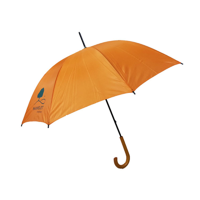 تعزيز مقبض بلاستيك قماش حريري مظلة المطر عصا