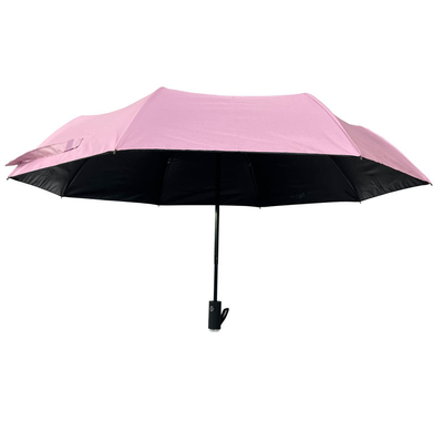 TUV قماش حريري مظلة قابلة للطي أوتوماتيكية بالكامل للحماية من الأشعة فوق البنفسجية للسفر