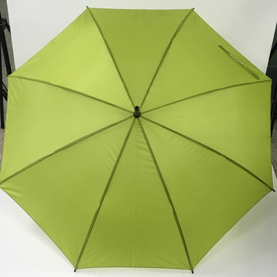 الترويجية RPET قماش حريري السيارات المفتوحة عصا مظلة قطرها 105 سم