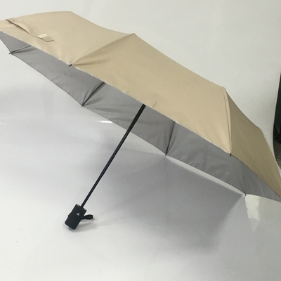 190T قماش حريري UPF30 + مظلة حماية من الشمس مع طلاء للأشعة فوق البنفسجية