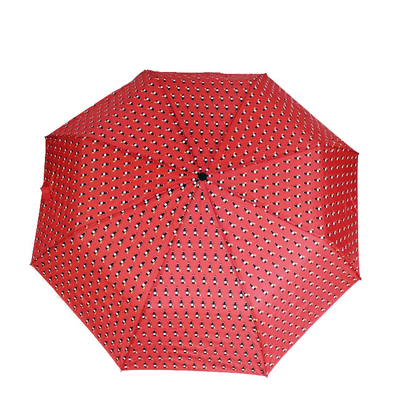 شعار مخصص قماش حريري 190T في الهواء الطلق مظلة قابلة للطي التلقائي 21 بوصة