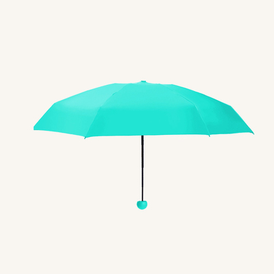 مظلة سوبر ميني 19 بوصة × 6 كيلو قماش حريري مضادة للأشعة فوق البنفسجية مع جراب
