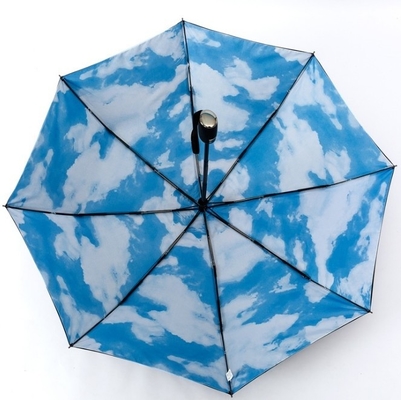 95cm 190T قماش حريري مظلة التلقائي فتح إغلاق طوي