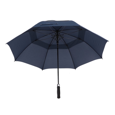 ترويجية قماشية 190T طبقة مزدوجة جولف المطر مظلة