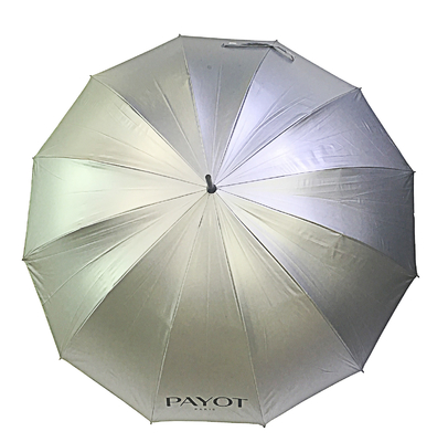 قطر 105 سم 12 ضلع مظلة أوتوماتيكية مفتوحة مع طلاء للأشعة فوق البنفسجية