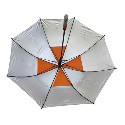 مظلة جولف مزدوجة الطبقات تنفيس قوية مع مطبوعات الشعار